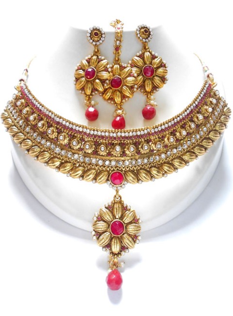 Polki Mukut Set